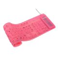 Teclado Flexivel USB Multilaser Rosa
